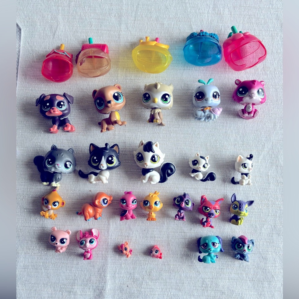 Assorted Littlest Pet Shop and Accessories